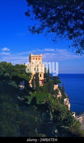 Finale Ligure - il Castelletto . Foto Stock