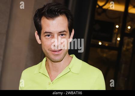 Milano, Italia. 22 settembre 2023. Mark Ronson parteciperà alla settimana della moda di Milano Primavera/Estate 2024 a Milano, in Italia, il 22 settembre 2023. (Foto di Alessandro Bremec/NurPhoto) credito: NurPhoto SRL/Alamy Live News Foto Stock