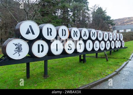 Distilleria Ardnamurchan sulla penisola di Ardnamurchan, Scozia Foto Stock