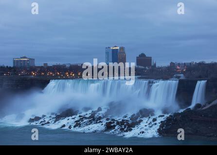American Falls dall'Ontario, Canada Foto Stock