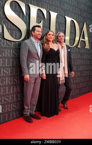 Madrid, Spagna. 9 gennaio 2024. Sofia Vergara a photocall per la prima tv sho Griselda a Madrid martedì 9 gennaio 2024. Credito: CORDON PRESS/Alamy Live News Foto Stock