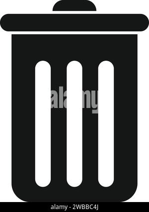 Icona cartella filtro cestino vettore semplice. Caricamento online. Elettronica digitale Illustrazione Vettoriale