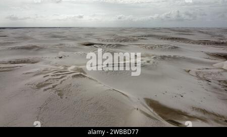 Lencois Maranhenses, la più grande distesa di dune di sabbia bianca del Brasile. Foto Stock