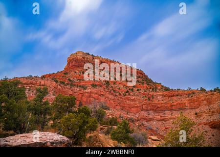 Una splendida vista della montagna Red Rocks a Kanab, Utah. Foto Stock