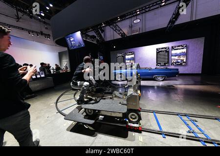 Las Vegas, Nevada, USA. 9 gennaio 2024. Veduta del CES 2024 al Las Vegas Convention Center di Las Vegas, Nevada, il 9 gennaio 2024. Crediti: Dee CEE Carter/Media Punch/Alamy Live News Foto Stock