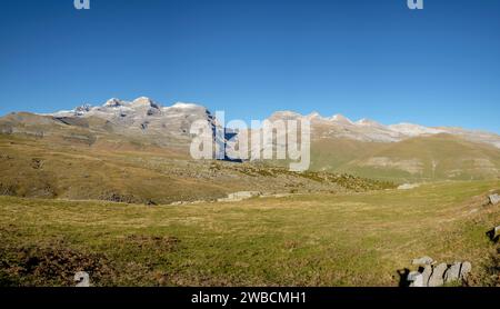 parque nacional de Ordesa y Monte Perdido, comarca del Sobrarbe, Huesca, Aragón, cordillera de los Pirineos, Spagna Foto Stock