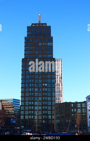 Grande edificio nella città di Rotterdam, Paesi Bassi Foto Stock