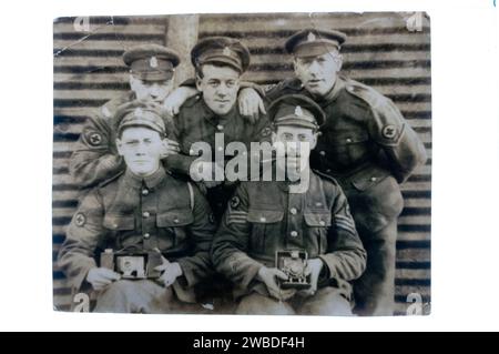 Soldati della prima guerra mondiale del Royal Army Medical Corps Foto Stock