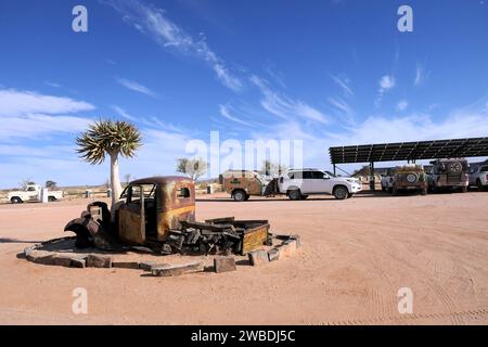 Patina e ruggine in Namibia Foto Stock