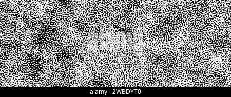 Tonalità monocromatica con sfumature morbide. Sfondo con motivo a pelle di squalo. Sfondo in similpelle sparso. Superficie granulosa Illustrazione Vettoriale