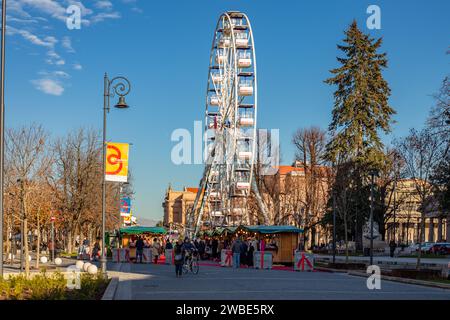 Vacanze di Natale a Bergamo, Italia, Lombardia 25.12.2023 Foto Stock