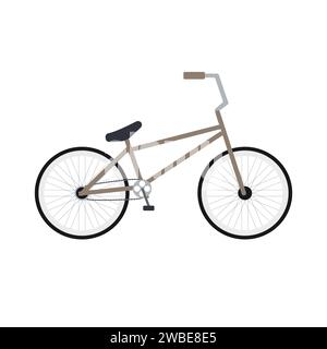 Bicicletta Vector Flat bmx Illustrazione Vettoriale