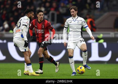 Milano, Italia. 10 gennaio 2024. Aleksej Mirancuk dell'Atalanta BC in azione durante il match di Coppa Italia tra AC Milan e Atalanta BC allo Stadio Giuseppe Meazza il 10 gennaio 2024 a Milano. Crediti: Marco Canoniero/Alamy Live News Foto Stock