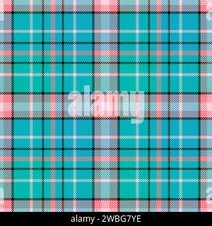 Motivo senza cuciture a quadri. Tessuto a scacchi ripetuto per stampe plaid di design. Controllo ripetuto del contatto. Controlla la linea quadrata. Vichi Cloth. Tartan ripeta Illustrazione Vettoriale