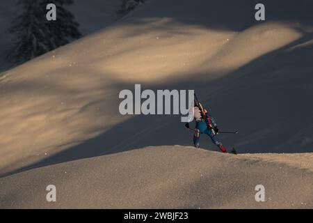 Biathlon allgemein Biathlon Welt Cup 10 KM Sprint der Herren a Hochfilzen, Österreich am 14.12.2018 Foto Stock