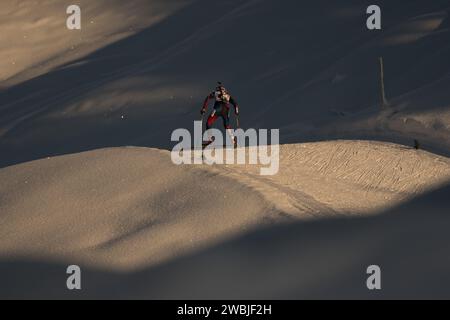 Biathlon allgemein Biathlon Welt Cup 10 KM Sprint der Herren a Hochfilzen, Österreich am 14.12.2018 Foto Stock