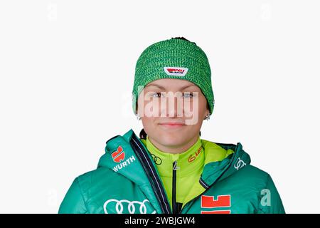 Rupprecht Anna Skisprung, Skispringen, salto con gli sci, DSV Einkleidung a Herzogenaurach, Deutschland AM 17.10.2018 Foto Stock