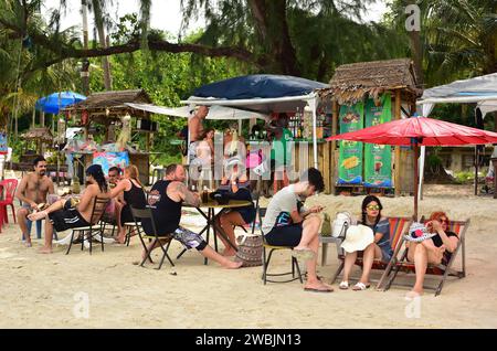 Koh Naka Yai Island, spiaggia. Phuket, Thailandia. Foto Stock