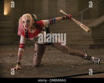 Immagini Suicide Squad 2016 Margot Robbie Harley Quinn eroe Mazza da