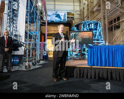 L'articolo European Service Module Structural test (test strutturale del modulo di servizio europeo) è stato realizzato presso la Space Power Facility del NASA Glenn Research Center, Plum Brook Station, Sandusky, Ohio, il 30 novembre, 2015. Foto Stock
