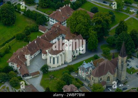 Chiesa del Castello di Interlaken (Schlosskirche) - Interlaken, Svizzera Foto Stock