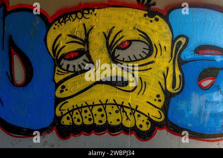 graffiti ad Albuquerque, New Mexico Foto Stock