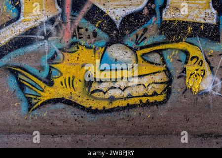 graffiti ad Albuquerque, New Mexico Foto Stock