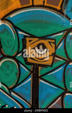 graffiti ad Albuquerque, New Mexico Foto Stock