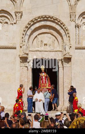 Termoli - Molise - 3 agosto 2017 - San basso, protettore della città - Foto Stock