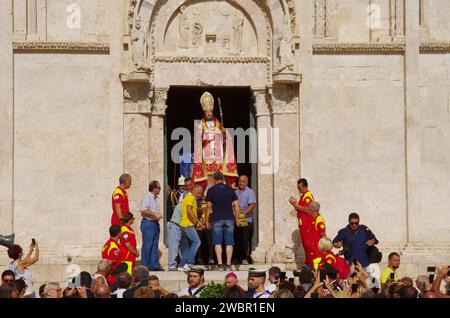 Termoli - Molise - 3 agosto 2017 - San basso, protettore della città - Foto Stock