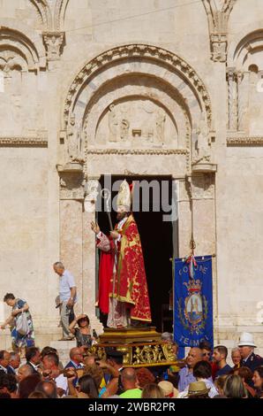 Termoli - Molise - 3 agosto 2017 - San basso, protettore della città - Foto Stock