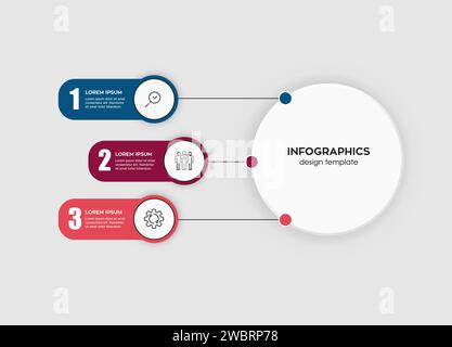 Moderno vettore del modello di infografica Illustrazione Vettoriale