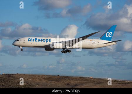 Boeing 787 aereo di linea a lungo raggio della compagnia aerea Air Europa Foto Stock