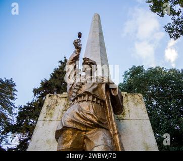 Sochi, Russia - 2023 febbraio 23: Frammento del monumento "per il governo dei sovietici", Khosta, Sochi Foto Stock