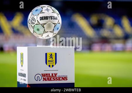 WAALWIJK, Paesi Bassi. 12 gennaio 2024. SPO, Mandemakers Stadium, Dutch eredivisie, stagione 2023/2024, durante la partita RKC - Heracles, derbystar Credit: Pro Shots/Alamy Live News Foto Stock