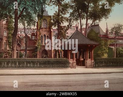 Church of the Transfiguration (Little Church Around the Corner), Manhattan, New York City 1900. Foto Stock