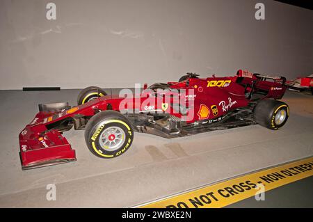 Auto da corsa Ferrari SF 1000 (Italia 2020), Museo Nazionale dell'Automobile (MAUTO), Museo Nazionale dell'automobile (dal 1933), Torino, Piemonte, Italia Foto Stock