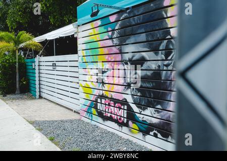 Il murale di messi a Miami Foto Stock