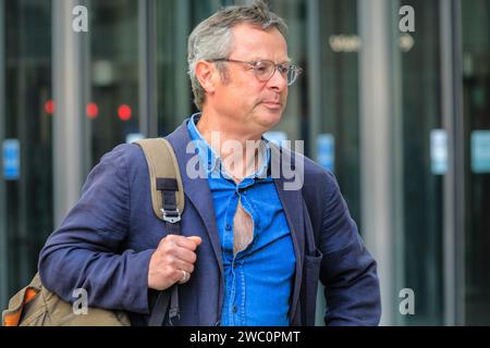 Hugh Fearnley-Whittingstall, chef famoso e giornalista, alla BBC di Londra, Inghilterra, Regno Unito Foto Stock