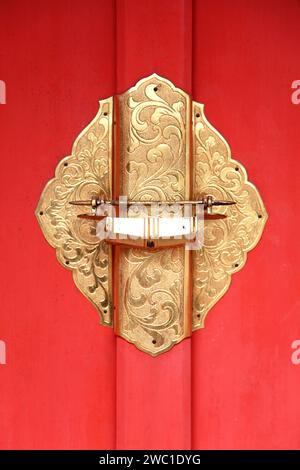 Grande Santuario Sumiyoshi Taisha a Osaka, Giappone. Foto Stock