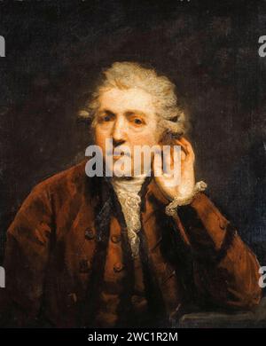 Sir Joshua Reynolds (1723-1792), Self Portrait as a Deaf Man, painting in oil on Canvas, circa 1775 Foto Stock