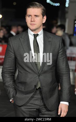 Allen Leech, "Black Mass" - Virgin Atlantic Gala, BFI London Film Festival, Odeon Leicester Square, Londra, Regno Unito Foto Stock