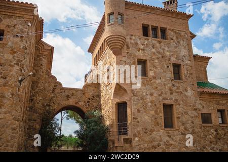 La colonia Güell, Barcellona, Antonio Gaudí Foto Stock