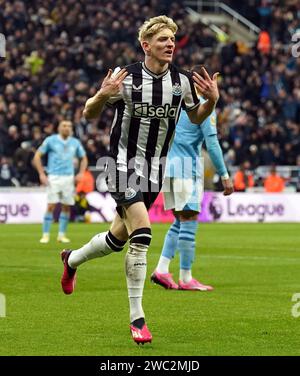 Durante la partita di Premier League a St. James' Park, Newcastle upon Tyne. Data immagine: Sabato 13 gennaio 2024. Foto Stock