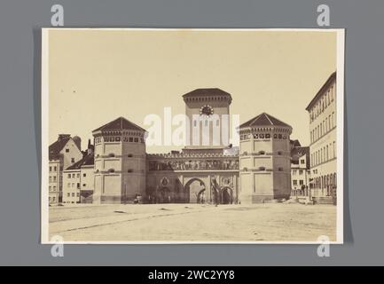 Monaco di Baviera, Anonimo, c. 1850 - c. 1900 supporto fotografico. Stampa di albumi di cartone München Foto Stock