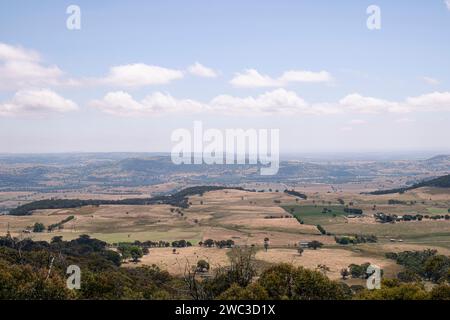 Paesaggio di campagna, stato di Victoria, Australia Foto Stock