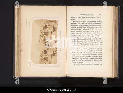 Tenda e telescopio sul Monte Guajara, Tenerife, Charles Piazzi Smyth, 1856 - 1858 stereografo Guajarapublisher: Londra: Stampa di albumi di carta tenda-camp. Telescopio Guajara Foto Stock