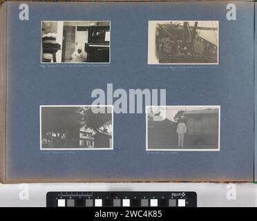 Esterno di un ufficio del Sabang Maatschappij a Sabang, Anonimo, c. 1900 - c. 1920 Fotografia parte di Reisalbum con foto di attività e luoghi di interesse a Sumatra e Giava e del viaggio a e delle Indie orientali olandesi. Carta Sabang. supporto fotografico ufficio stampa gelatina argento ( amministrazione). Esterno  rappresentazione di un edificio Sabang Foto Stock