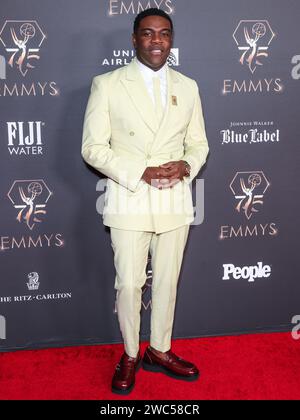 Los Angeles, Stati Uniti. 13 gennaio 2024. LOS ANGELES, CALIFORNIA, USA - 13 GENNAIO: Sam Richardson arriva al 75° Annual Primetime Emmy Awards Performer Nominees Celebration tenutosi al JW Marriott Los Angeles L.A. LIVE Platinum Ballroom il 13 gennaio 2024 a Los Angeles, California, Stati Uniti. (Foto di Xavier Collin/Image Press Agency) credito: Image Press Agency/Alamy Live News Foto Stock