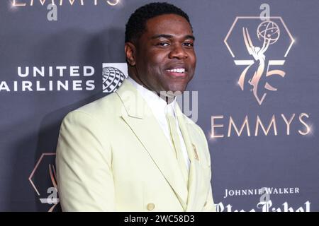 Los Angeles, Stati Uniti. 13 gennaio 2024. LOS ANGELES, CALIFORNIA, USA - 13 GENNAIO: Sam Richardson arriva al 75° Annual Primetime Emmy Awards Performer Nominees Celebration tenutosi al JW Marriott Los Angeles L.A. LIVE Platinum Ballroom il 13 gennaio 2024 a Los Angeles, California, Stati Uniti. (Foto di Xavier Collin/Image Press Agency) credito: Image Press Agency/Alamy Live News Foto Stock